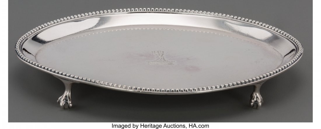 A Hester Bateman George III Silver Teapot Salver (1 of 3)
