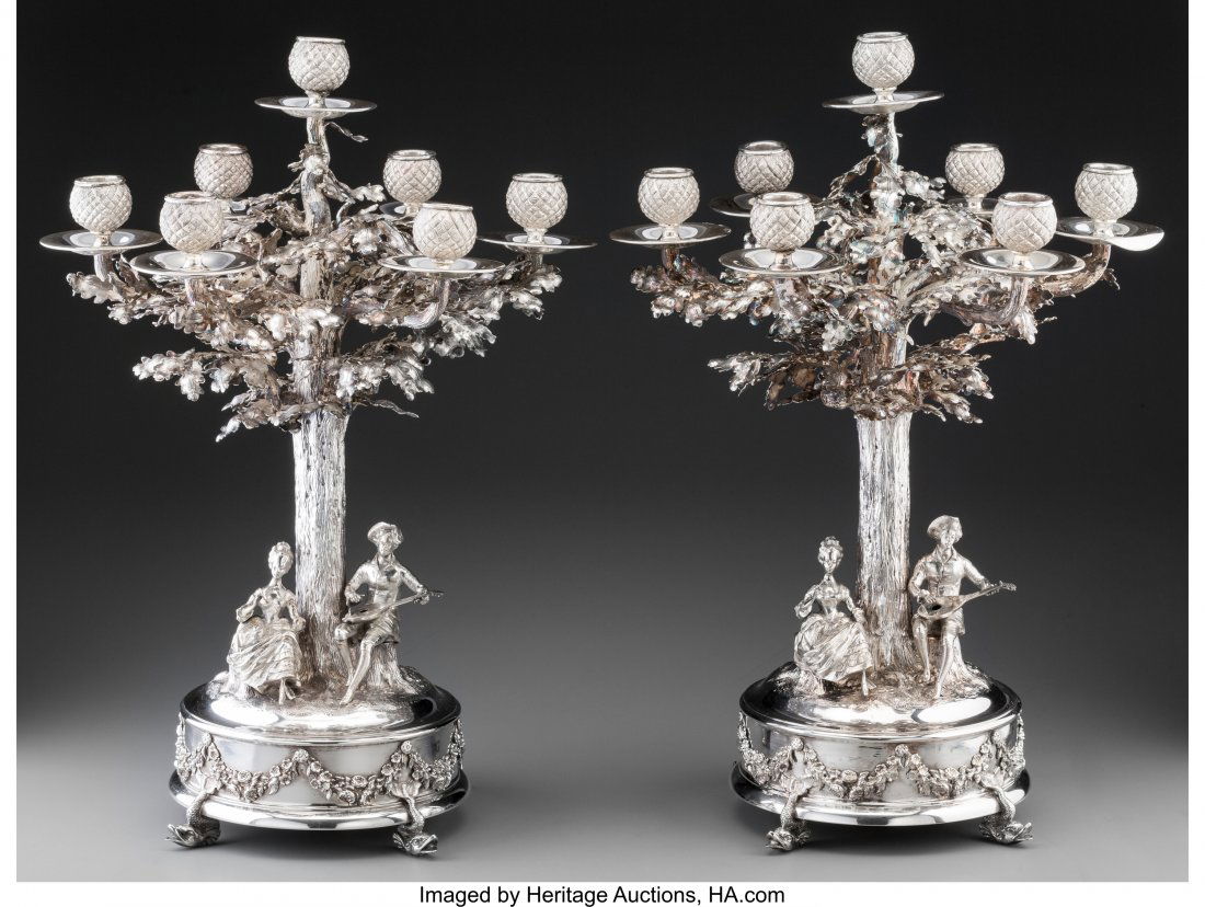 A Pair of Weinranck & Schmidt German Silver Seve (1 of 3)