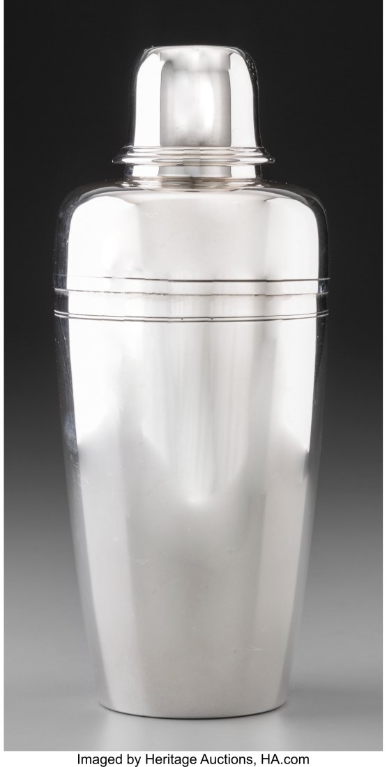 A Tiffany & Co. Silver Cocktail Shaker, New York (1 of 3)