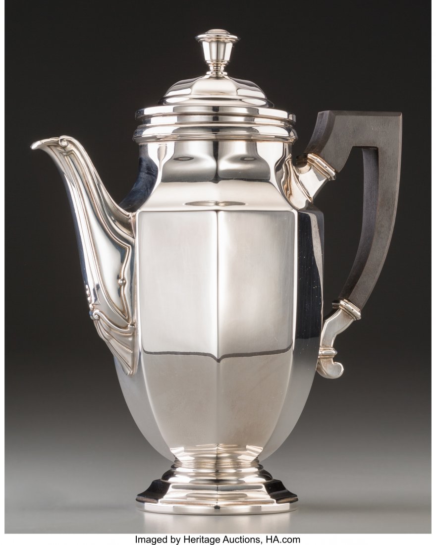 A Christofle Silver-Plated Coffee Pot, Paris, 20 (1 of 3)