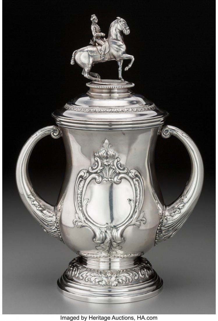 A Large Mermod Jaccard & Co. Two-Handled Equestr (1 of 3)