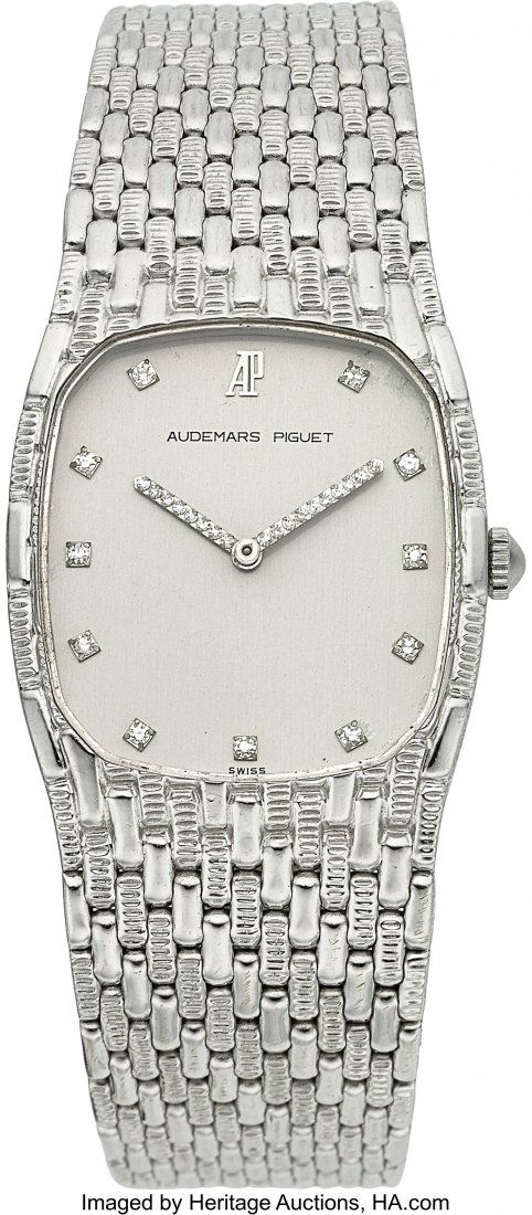Audemars Piguet White Gold & Diamond Wristwatch (1 of 3)