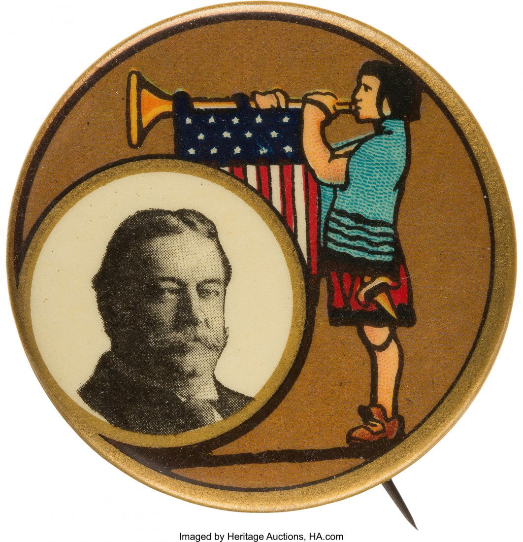 William Howard Taft: One of the Great Designs fr: William Howard Taft: One of the Great Designs from the "Golden Era" of Celluloid Buttons. 