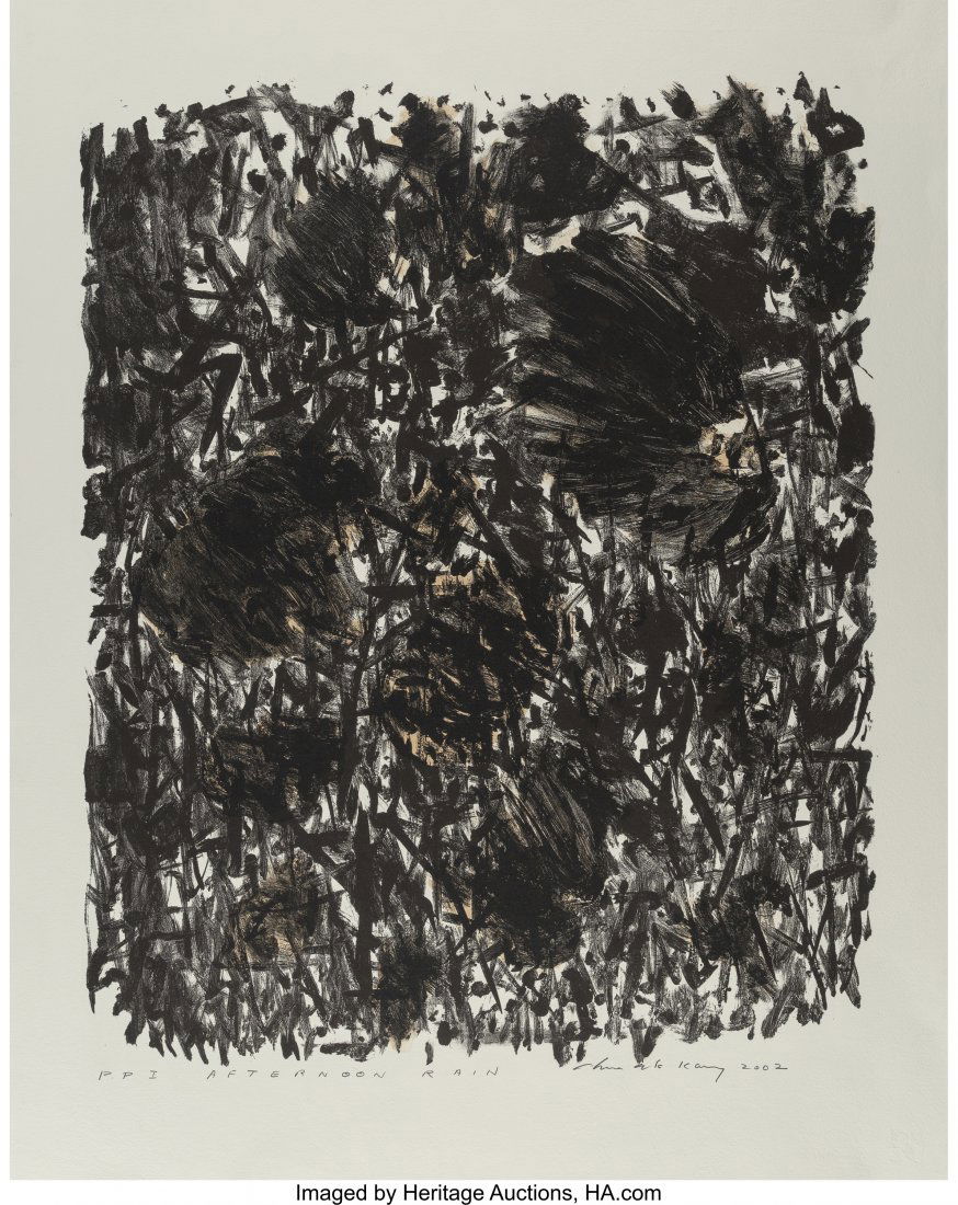 Chua Ek Kay (1947-2008) Afternoon Rain, 2002 Lit: Chua Ek Kay (1947-2008)Afternoon Rain, 2002Lithograph in colors on wove pap