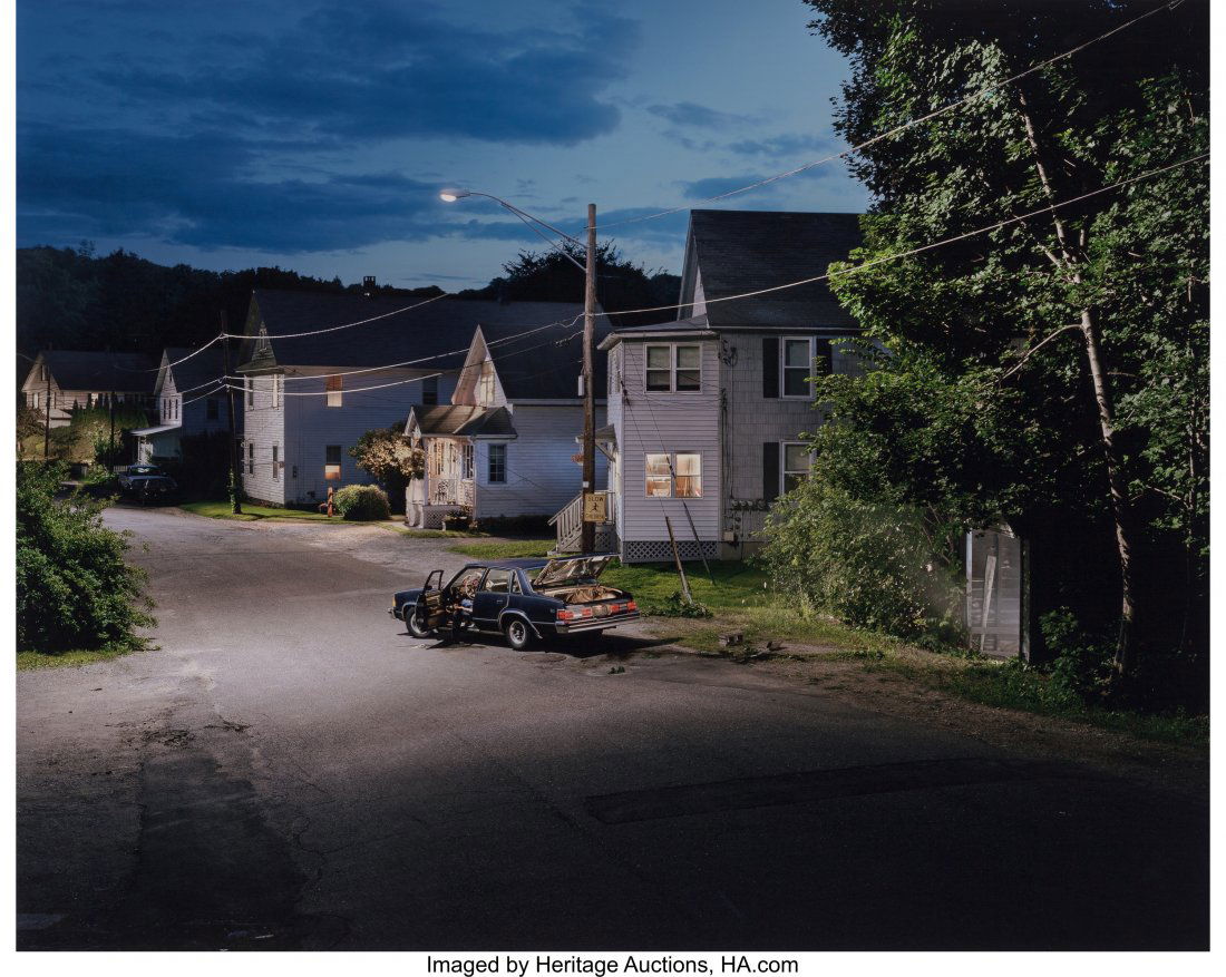 Gregory Crewdson (b. 1962) Untitled (Car & Spook: Gregory Crewdson (b. 1962)Untitled (Car & Spooky Garage), 2001Dye coupl