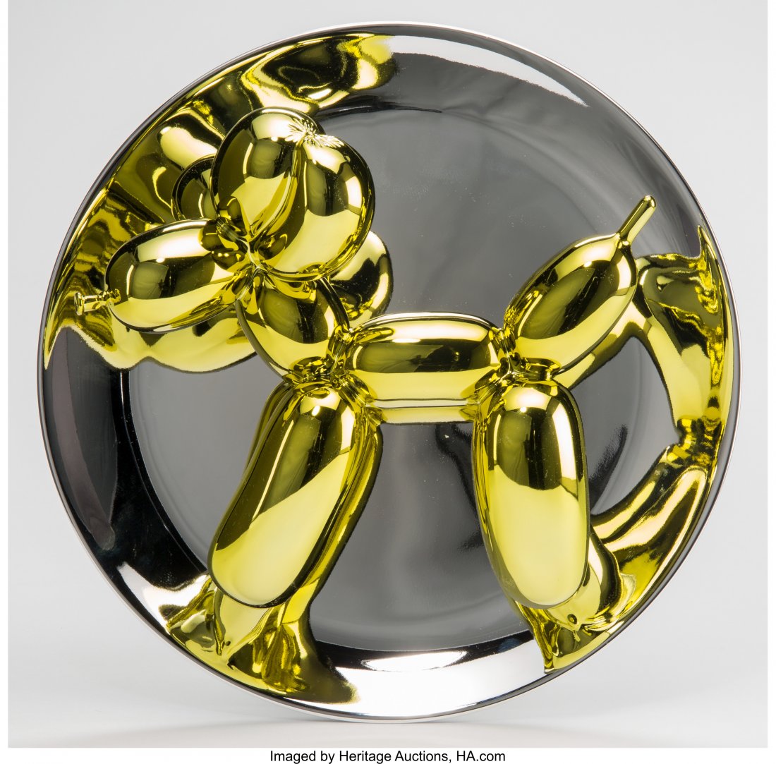 Jeff Koons (b. 1954) Balloon Dog (Yellow), 2015: Jeff Koons (b. 1954)Balloon Dog (Yellow), 2015Metallic porcelain multiple