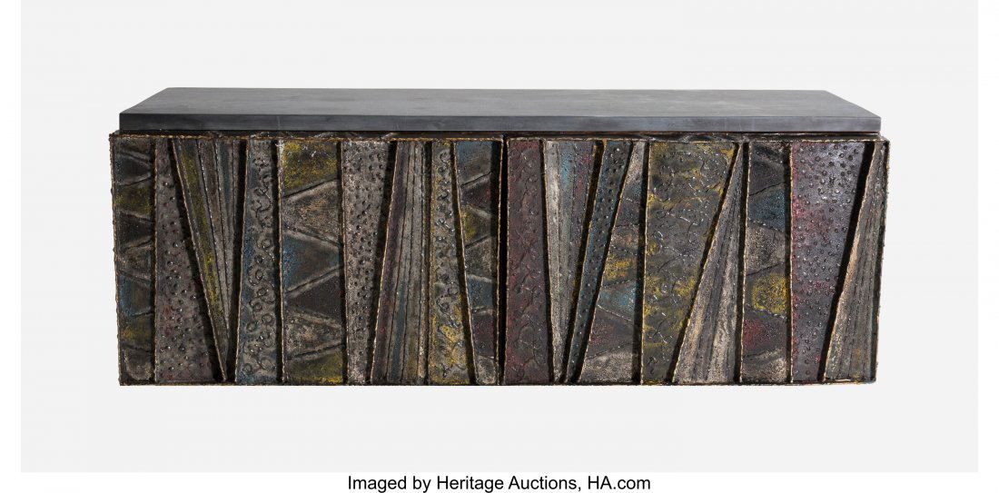 Paul Evans (American, 1931-1987) Deep Relief Wal (1 of 3)