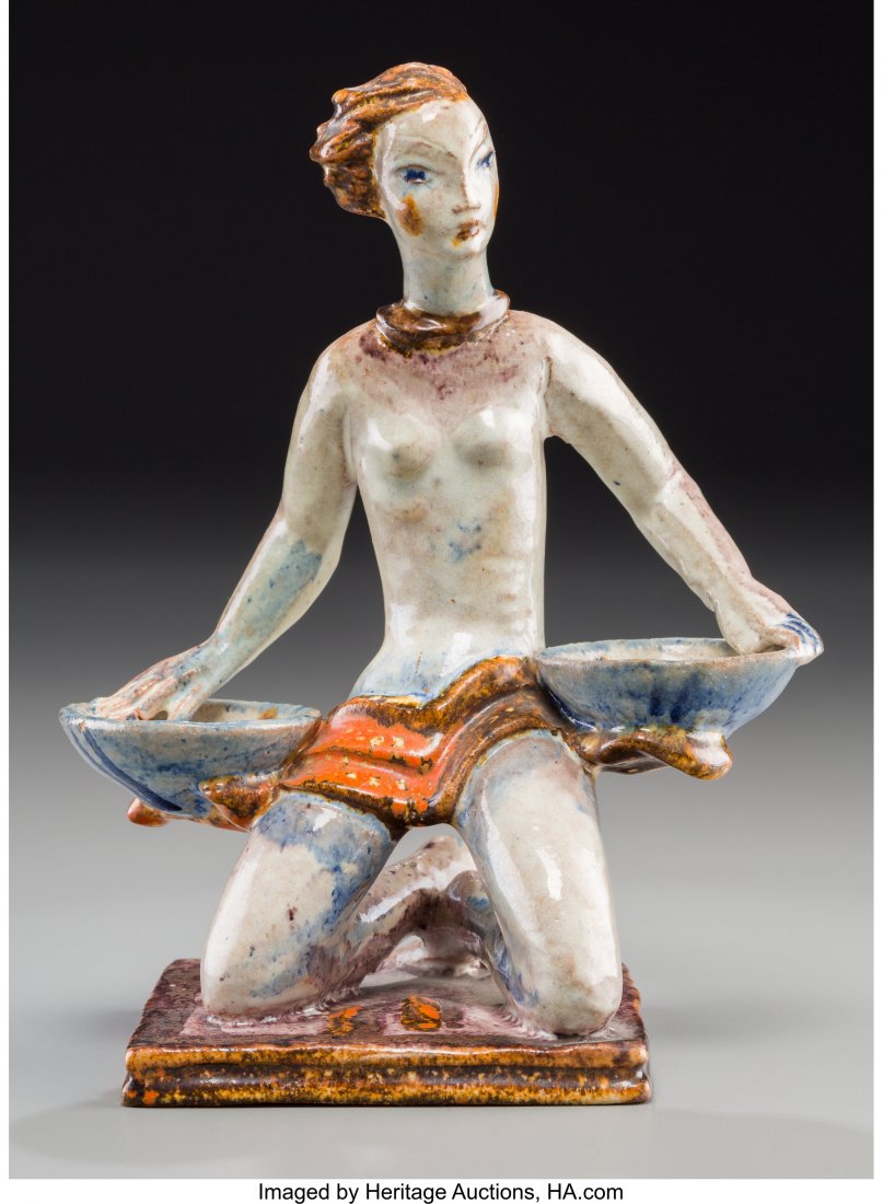 Gudrun Baudisch-Wittke (Austrian, 1907-1982) Fem: Gudrun Baudisch-Wittke (Austrian, 1907-1982)Female Figure, 1927, Wiener Werksta