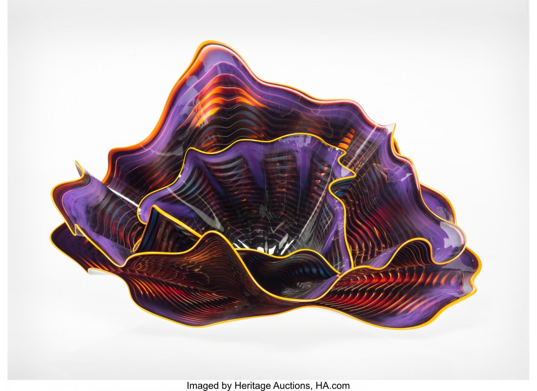 Dale Chihuly (American, b. 1941) Large Three-Pie (1 of 4)