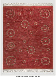 Barbro Nilsson (Swedish, 1899-1983) Bankrabbaten: Barbro Nilsson (Swedish, 1899-1983)Bankrabbaten Pile Carpet, circa 1966, MÃ¤rta