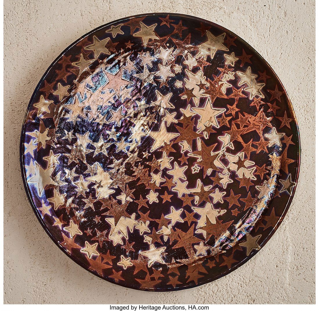 Clement Massier (French, 1835-1917) Starry Sky (1 of 2)