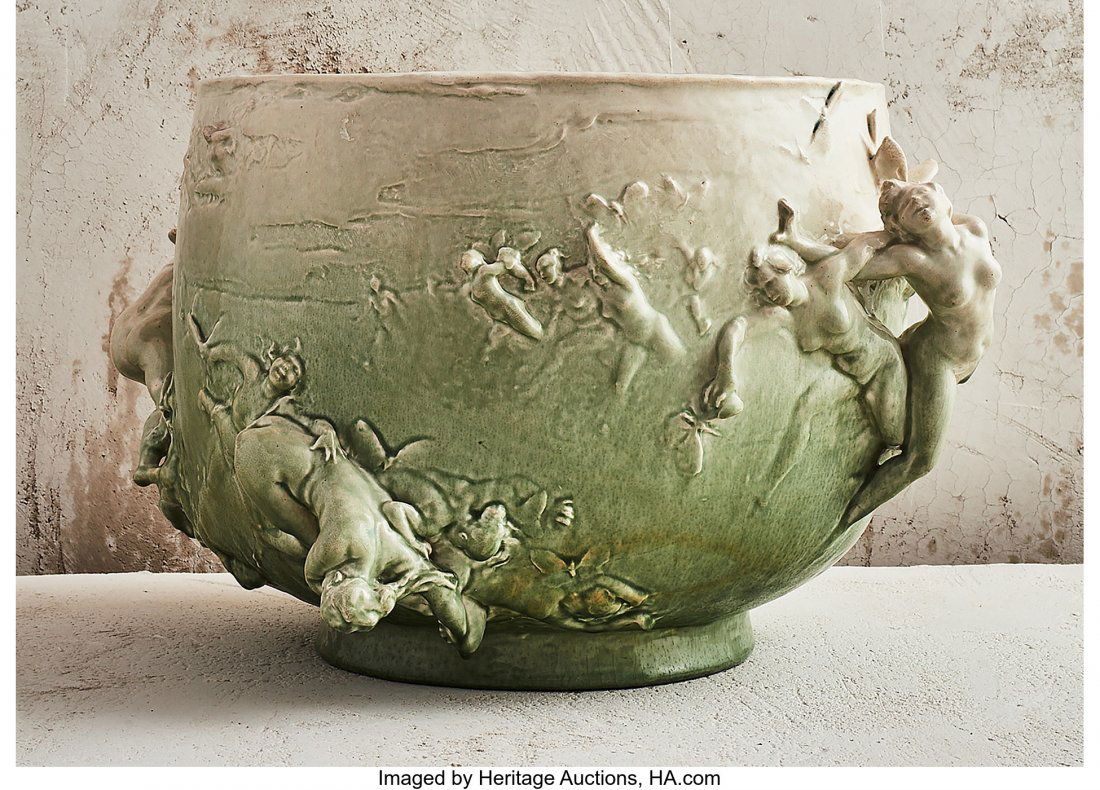 Joseph ChÃ©ret (French, 1838-1894) and Theodore: Joseph ChÃ©ret (French, 1838-1894) and Theodore Deck (French, 1823-1891)Monumental Figu