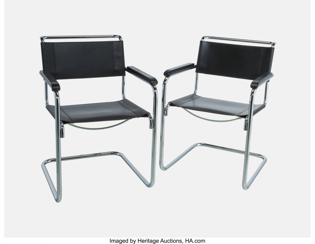 Mart Stam (Dutch, 1899-1986) Pair of Lounge Chai (1 of 2)