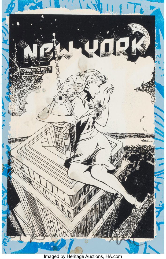 FAILE (20th/21st Century) Love Me, Love Me Not (: FAILE (20th/21st Century)Love Me, Love Me Not (double sided work), 2016