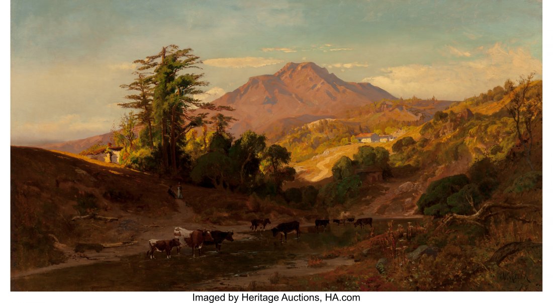 William Keith (American, 1839-1911) Mount Tamalp: William Keith (American, 1839-1911)Mount Tamalpais from the North West, 1879