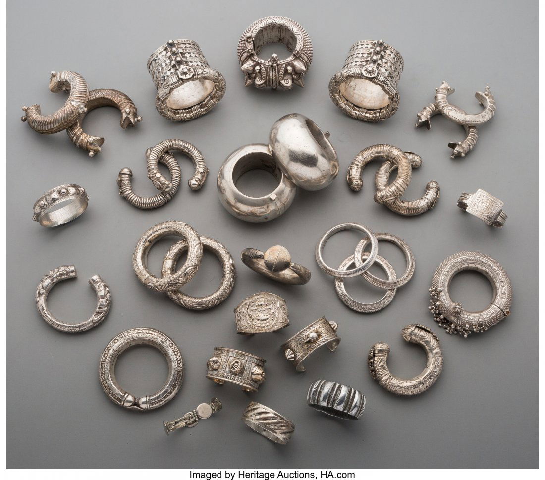 A Large Group of Indian and Tibetan Bracelets  L (1 of 1)