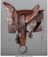 70137: A Navajo Saddle c. 1900 wood, leather, metal