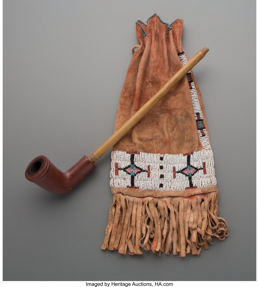 Two Plains Items  c. 1890  including a Sioux wom (1 of 3)