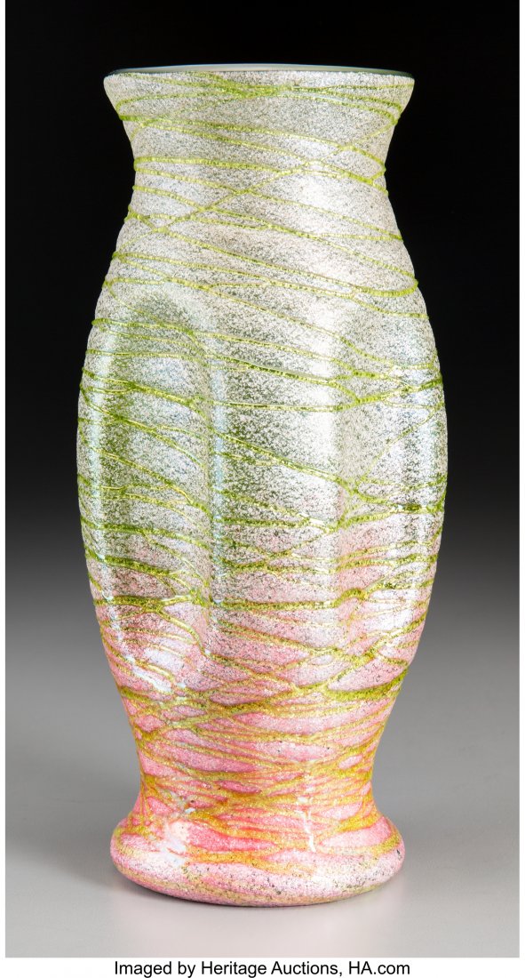 A Silveria Glass Vase Attributed to Wilhelm Kral (1 of 2)