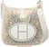 58125: Hermes Customized White Epsom Leather & Toile Ca - 2