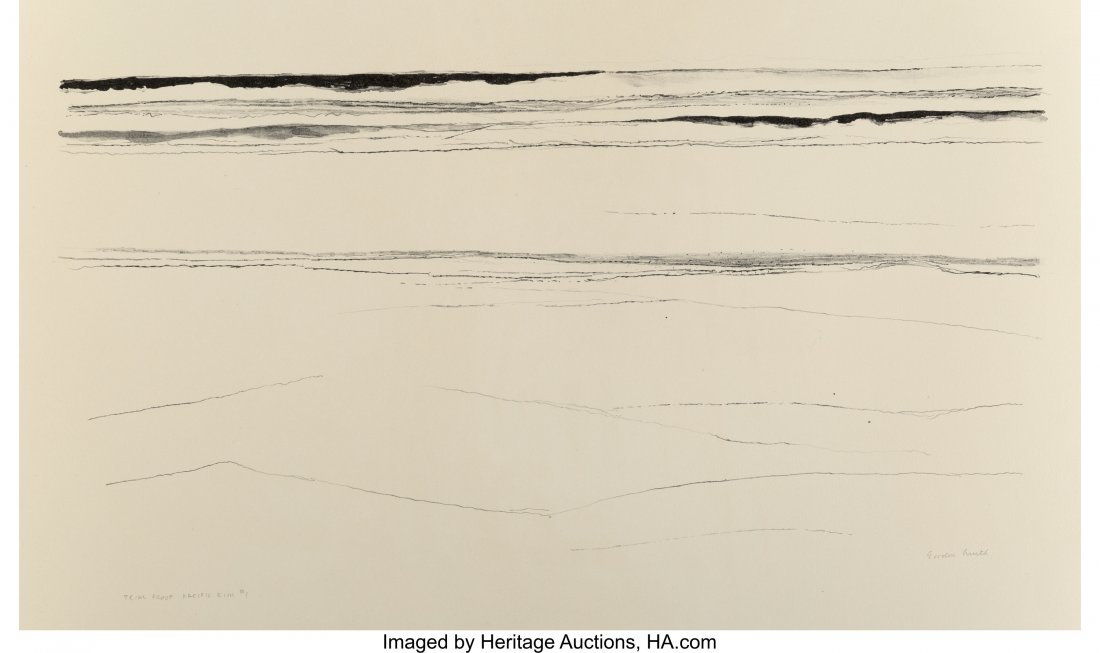 Gordon Smith (b. 1919) Pacific Rim #1, 1974 Lith: Gordon Smith (b. 1919)Pacific Rim #1, 1974Lithograph in colors on wove pape