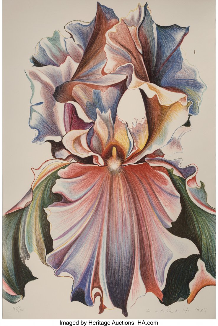 Lowell Nesbitt (American, 1933-1993) Iris, 1981: Lowell Nesbitt (American, 1933-1993)Iris, 1981Lithograph in colors on paper