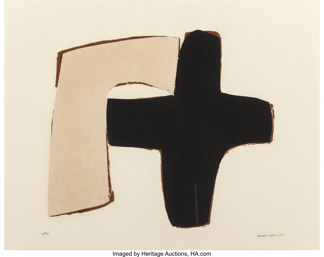 Conrad Marca-Relli (1913-2000) Ibiza VI, 1967 Co: Conrad Marca-Relli (1913-2000)Ibiza VI, 1967Collage multiple on paper20