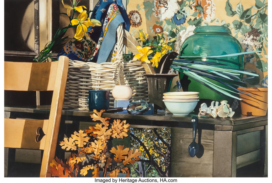 Mary Snowden (American, b. 1940) Detail of Monet: Mary Snowden (American, b. 1940)Detail of Monet, 1987Watercolor on paper