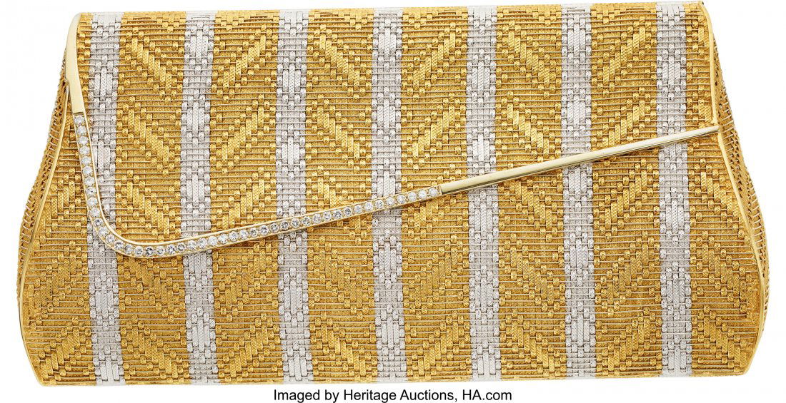 Diamond, Gold Purse  The purse features full-cut (1 of 4)