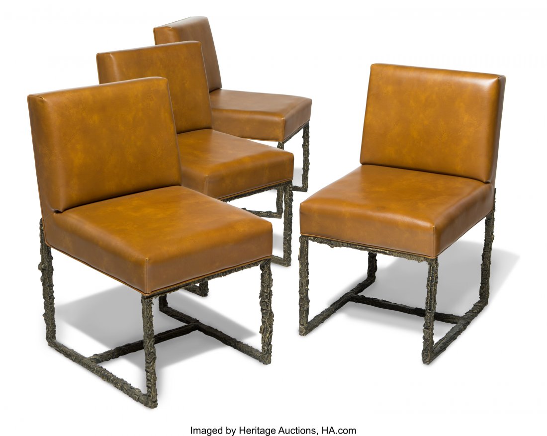 Paul Evans (American, 1931-1987) Set of Four Scu (1 of 2)