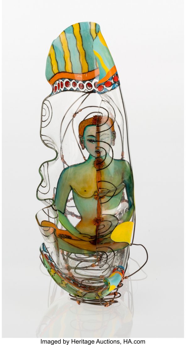 KeKe Cribbs (American, b. 1951) Chakra Reverse f (1 of 4)