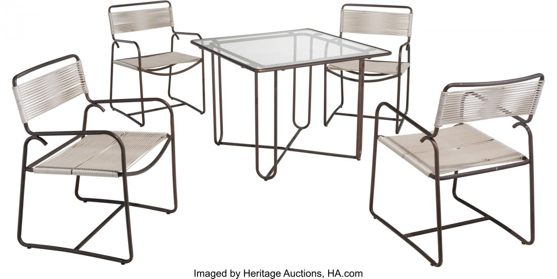 Walter Lamb (American, 20th Century) Square Tabl (1 of 3)