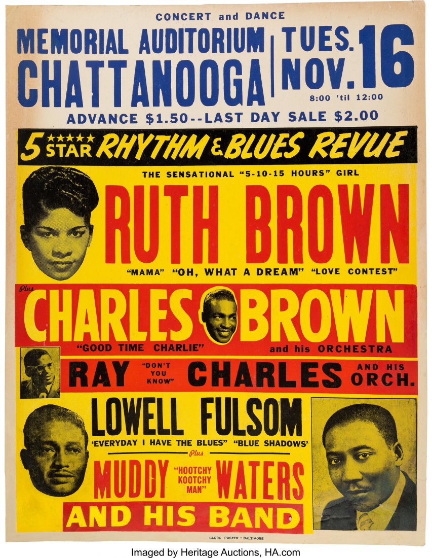 Muddy Waters Memorial Auditorium Concert Poster (1 of 2)