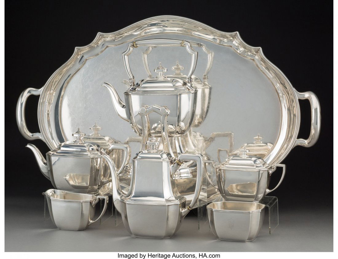 A Seven-Piece Tiffany & Co. Hampton Pattern Silv (1 of 3)
