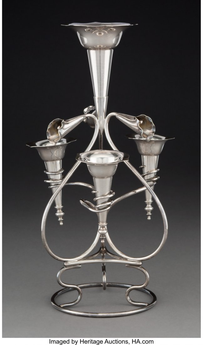 A Charles Favel & Co. Art Nouveau Silver-Plated (1 of 3)