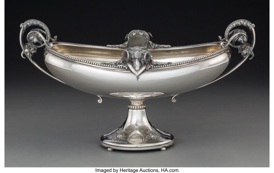 A Gorham Coin Silver Centerpiece Bowl, Providenc (1 of 3)