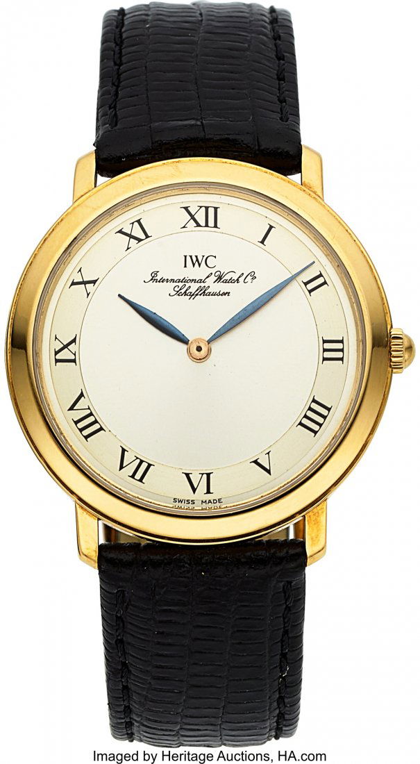 IWC 18k Gold "Romain" Ref. 2009 Ultra-Thin Watch (1 of 3)