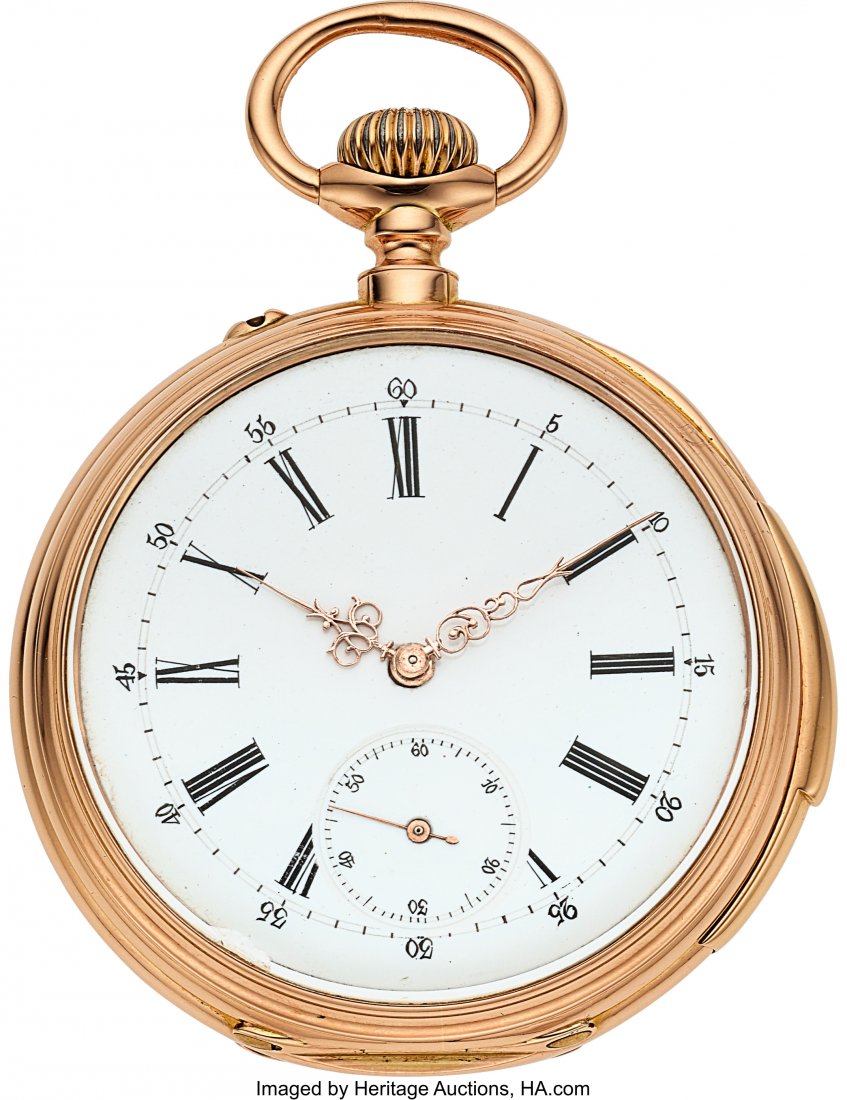Swiss High Grade 18k Gold Minute Repeater, circa (1 of 4)