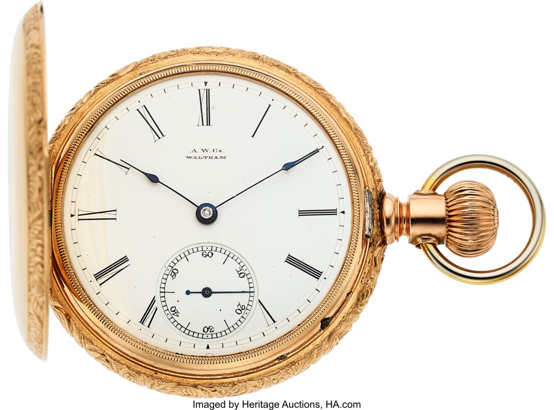 Waltham 14k Gold Model 72 Amn. Grade  Case: orig (1 of 4)