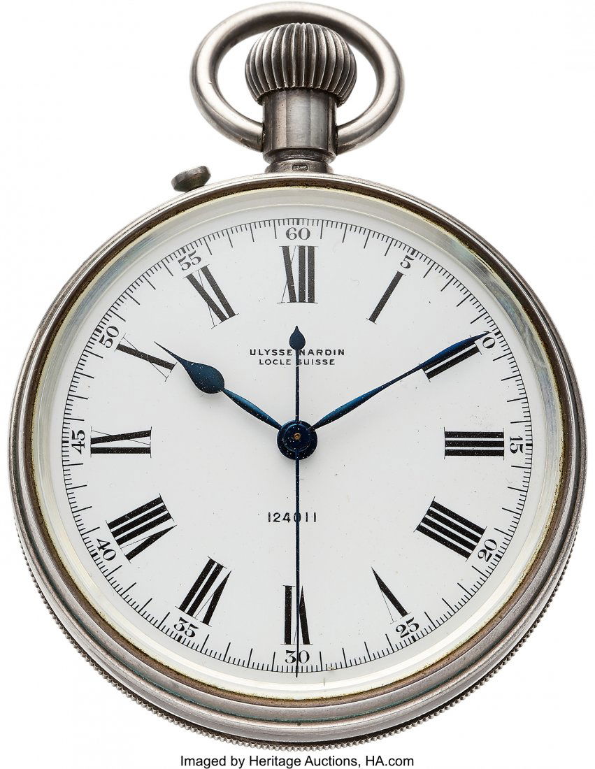 Ulysse Nardin Sterling Deck Watch  Case: sterlin (1 of 4)