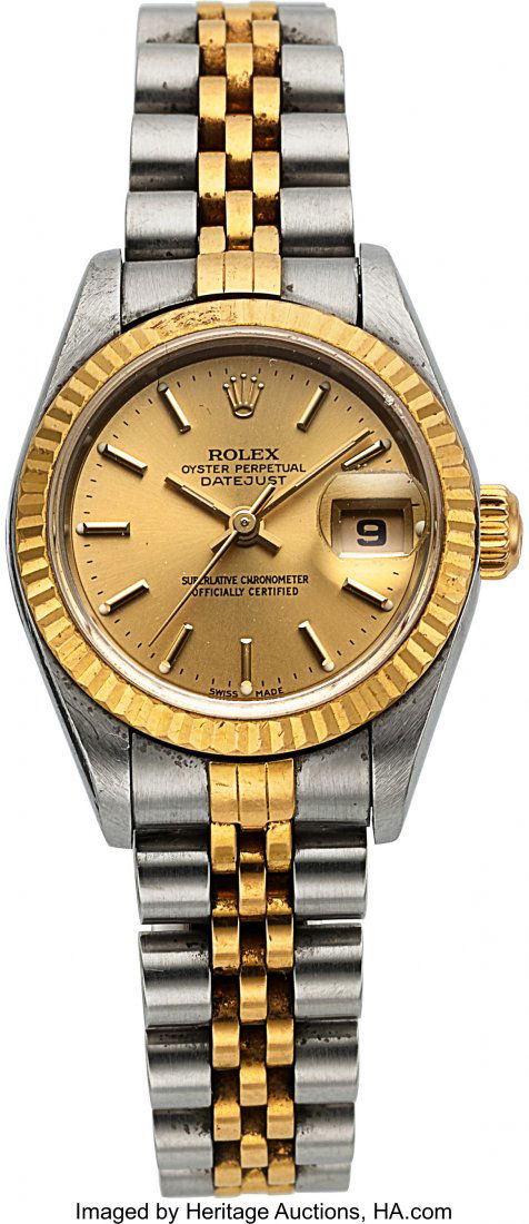 Rolex Ref: 79173 Steel and Gold Ladies Datejust, (1 of 5)