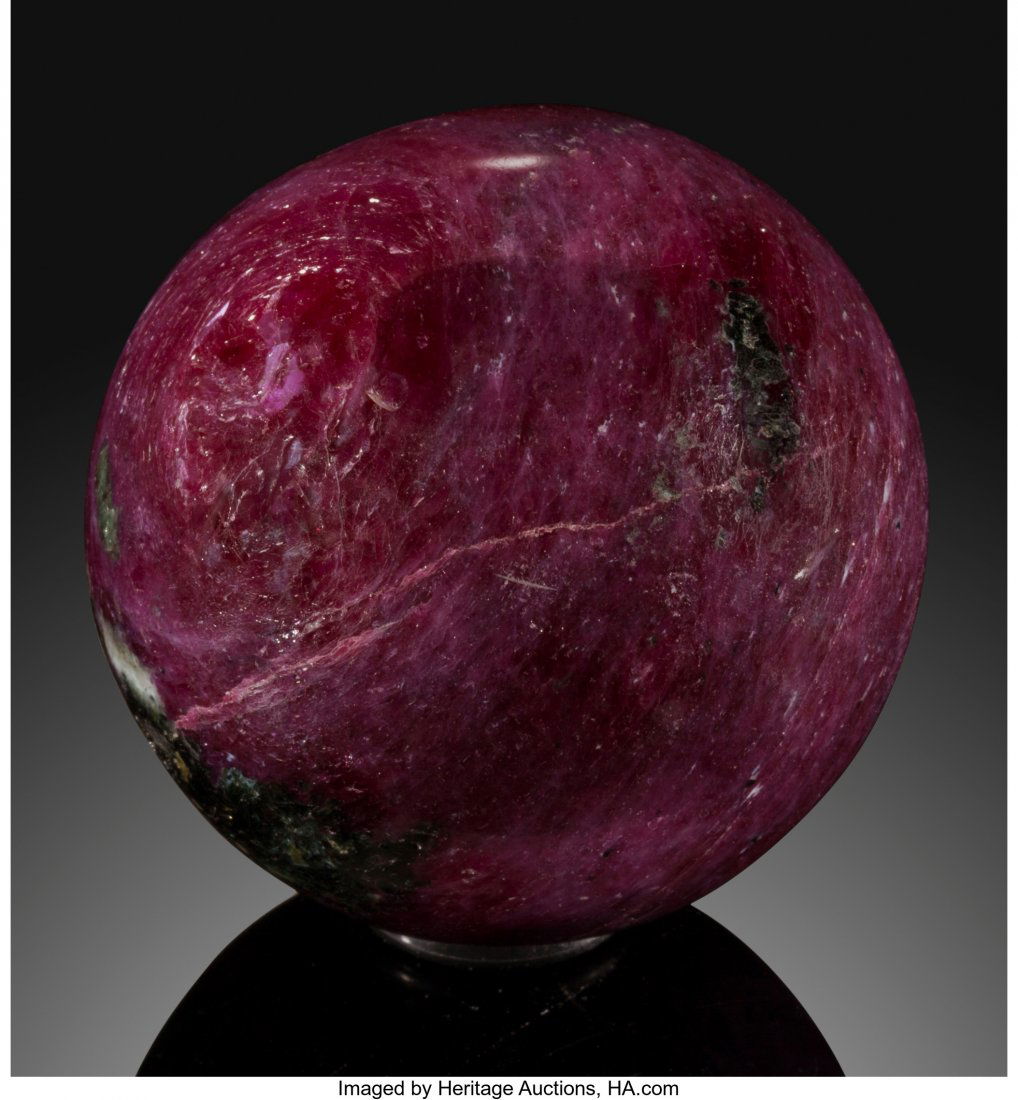Ruby Sphere Stone Source: India   This little ru (1 of 2)