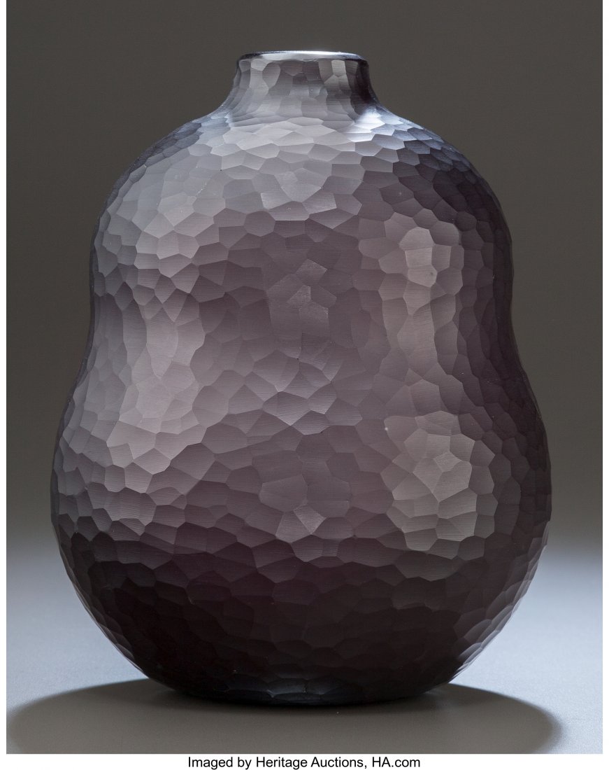 Carlo Scarpa Venini Deep Amethyst Double-Gourd B (1 of 3)