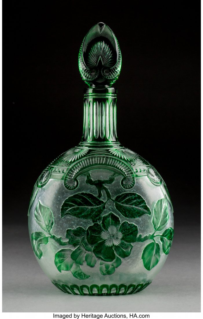 Stevens and Williams Engraved and Martele Glass (1 of 3)