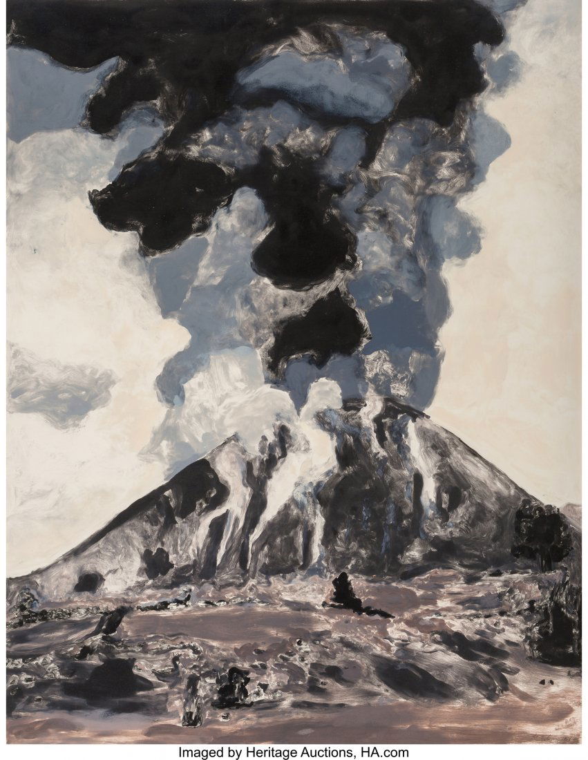 Michele Zalopany (American, b. 1955) Volcano, 19: Michele Zalopany (American, b. 1955)Volcano, 1988Watercolor on paper62