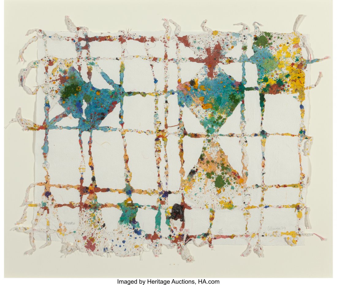 William Weege (b. 1935) Hsokhso, 1979 Relief in: William Weege (b. 1935)Hsokhso, 1979Relief in colors on handmade paper1