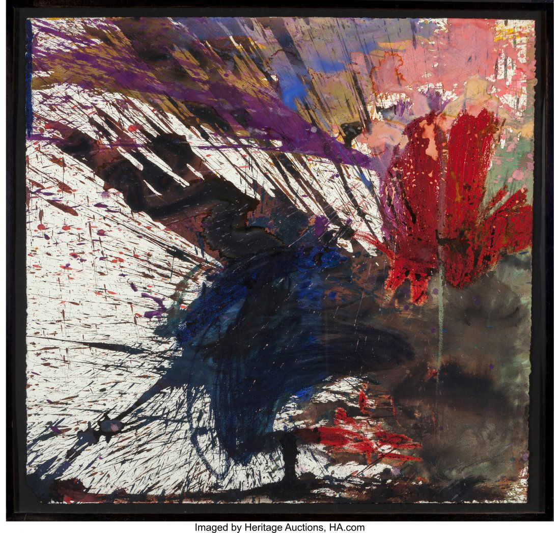 Michael Tracy (b. 1943) Agony in the Garden I, 1: Michael Tracy (b. 1943)Agony in the Garden I, 1984Watercolor, ink, and cray