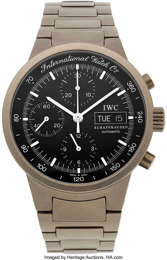 IWC Gentleman's Titanium Chrono-Automatic Watch, (1 of 1)
