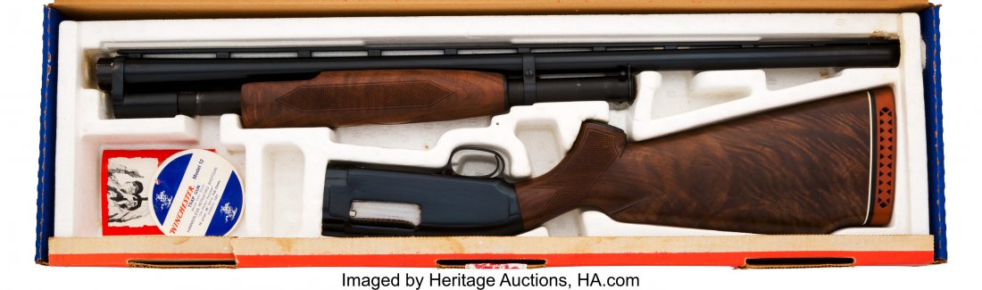 Boxed Winchester Model 12 Slide Action Shotgun. : Boxed Winchester Model 12 Slide Action Shotgun. Serial no. Y2019997, 12 gauge [2 3/4-