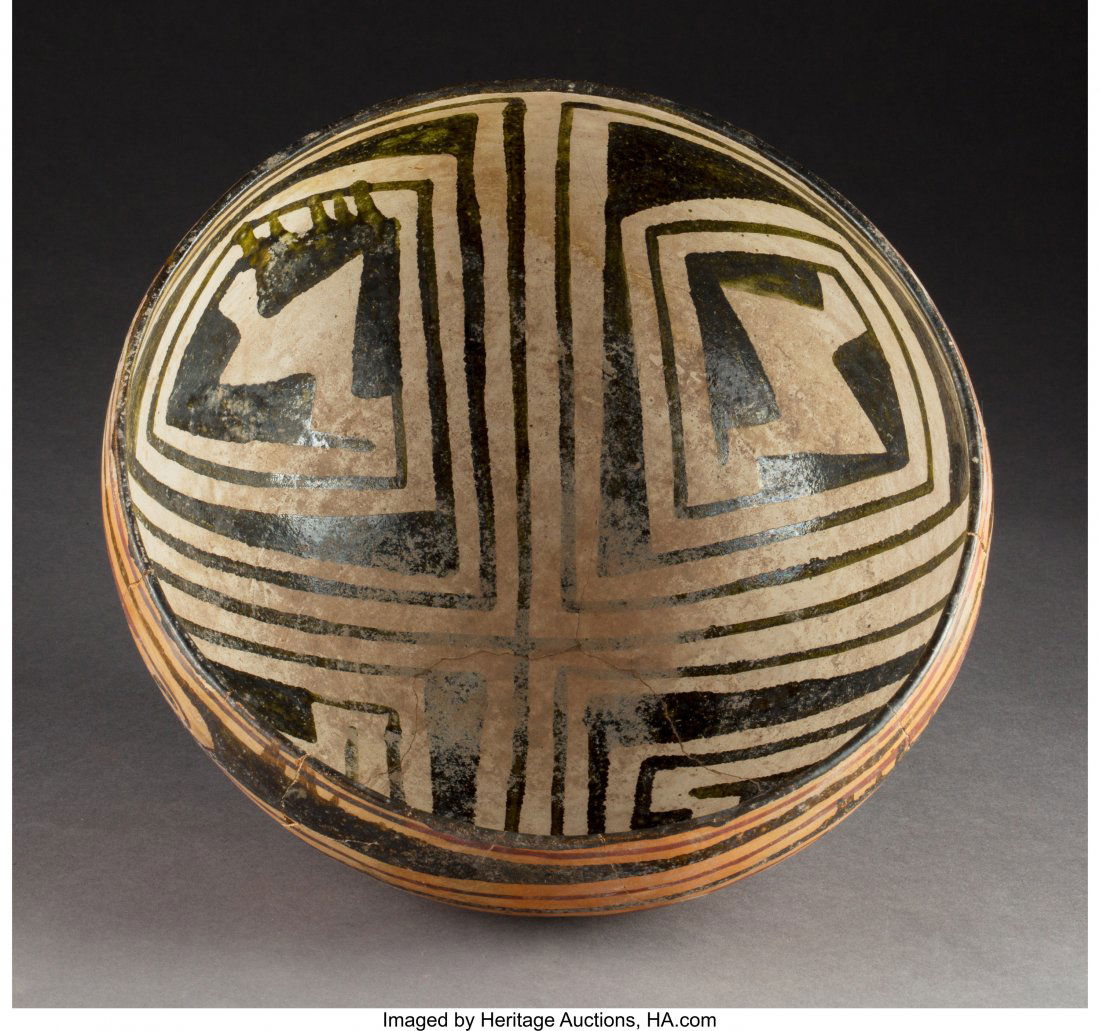 A Casas Grande Polychrome Bowl c.  1100 - 1300 A (1 of 1)